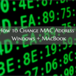 Cómo encontrar y cambiar la dirección MAC para Windows y MacBook