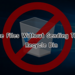Cómo evitar que los archivos eliminados vayan a la papelera de reciclaje en Windows 7, 8 o 10