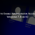 Cómo habilitar una cuenta de administrador oculta en Windows 7, 8 o 10