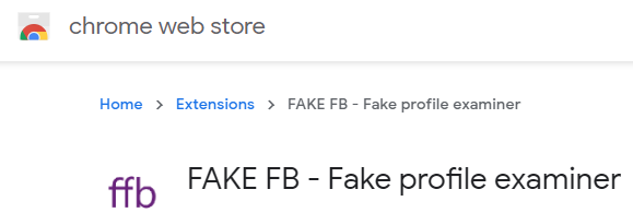 Buscador de FB falso cromado
