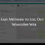 3 métodos sencillos para cerrar sesión en WhatsApp Web