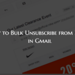 Cómo cancelar la suscripción masiva de correos electrónicos en Gmail