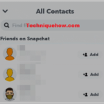agregar amigos contactos de Snapchat