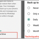 copia de seguridad de los datos de whatsapp para conducir