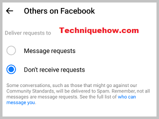 mensaje solicita facebook apagado